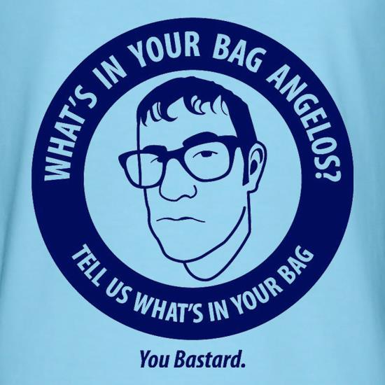 What's In Your Bag Angelos? t shirt